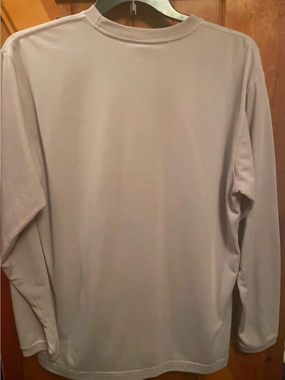 The North Face Men's Long Sleeve Polyester Base Layer Active Shirt Large Beige